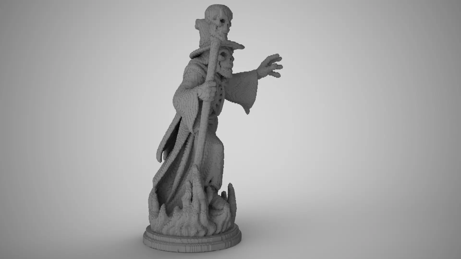 Cubic Witch Decor 3D print model_2