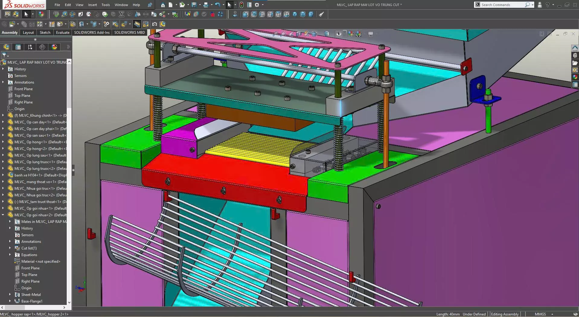 Quail Egg Shelling Machine SOLIDWORKS 2018 3D model_3