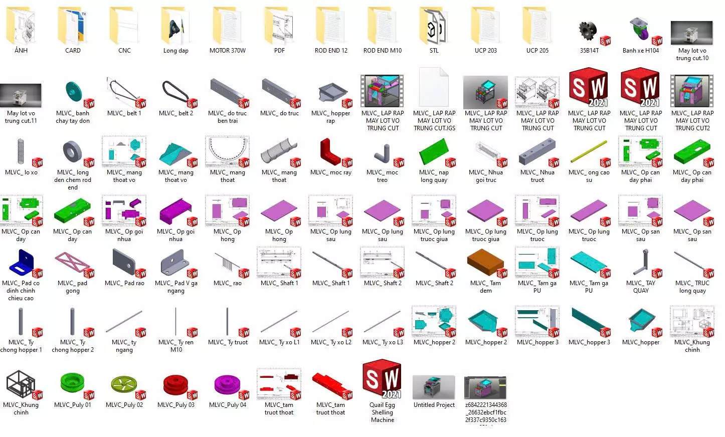 Quail Egg Shelling Machine SOLIDWORKS 2018 3D model_19