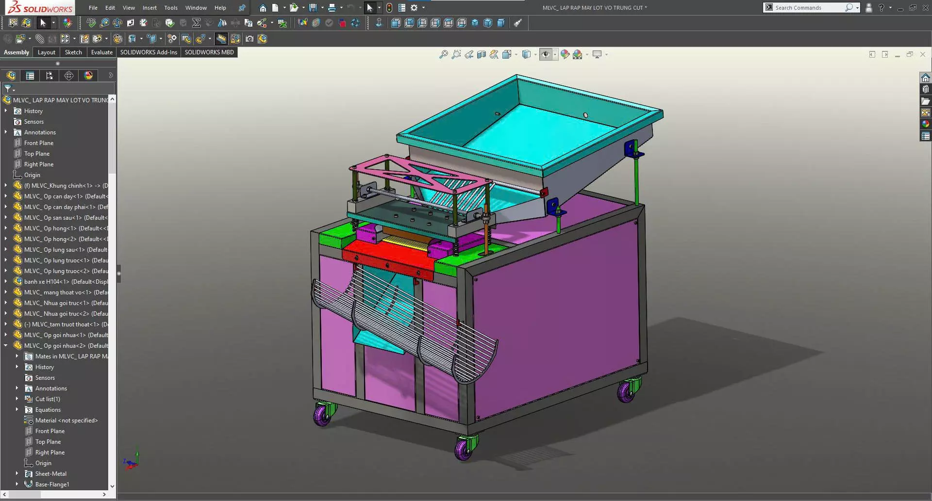 Quail Egg Shelling Machine SOLIDWORKS 2018 3D model_2