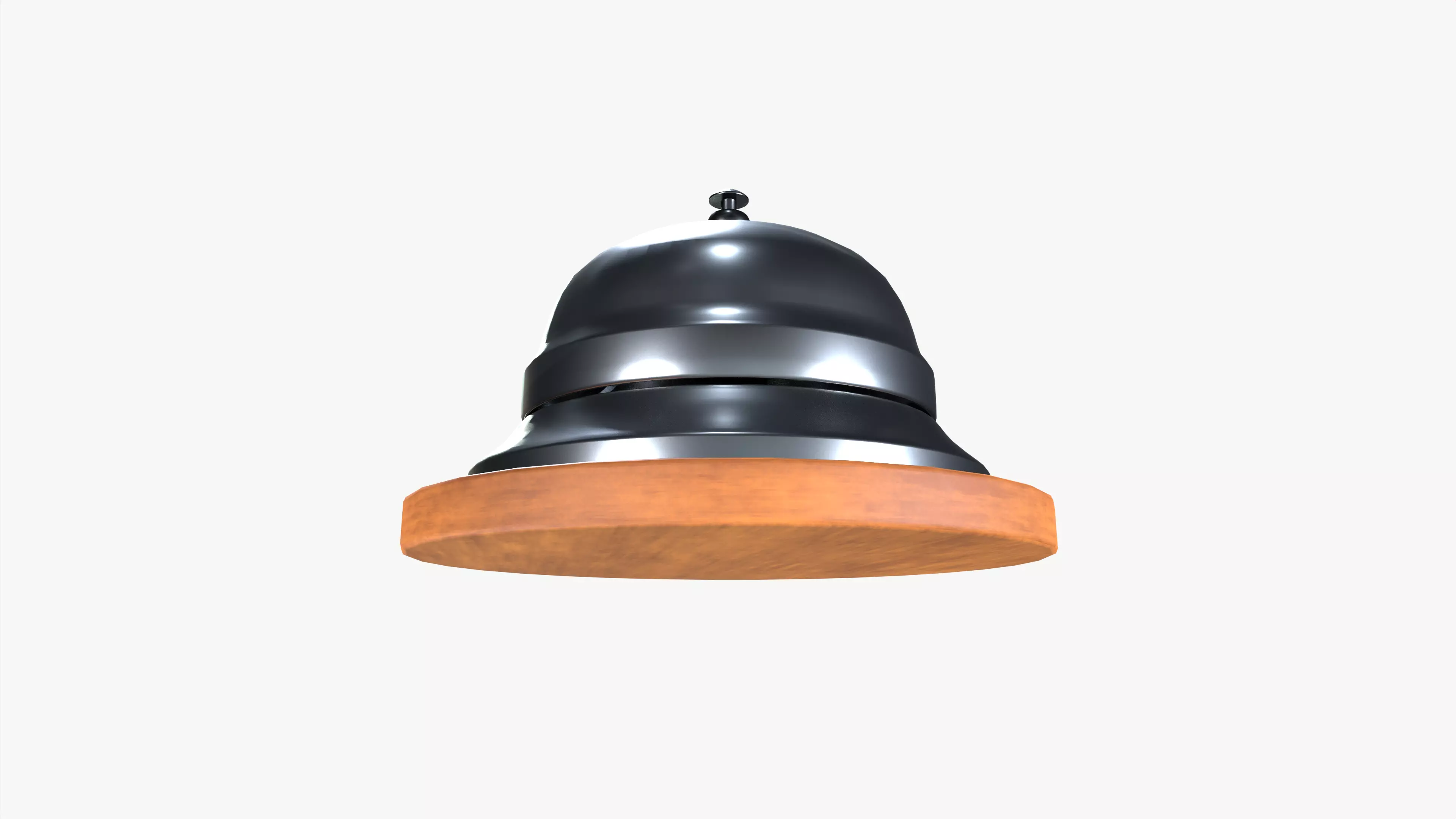 Table calling bell 3D model_2
