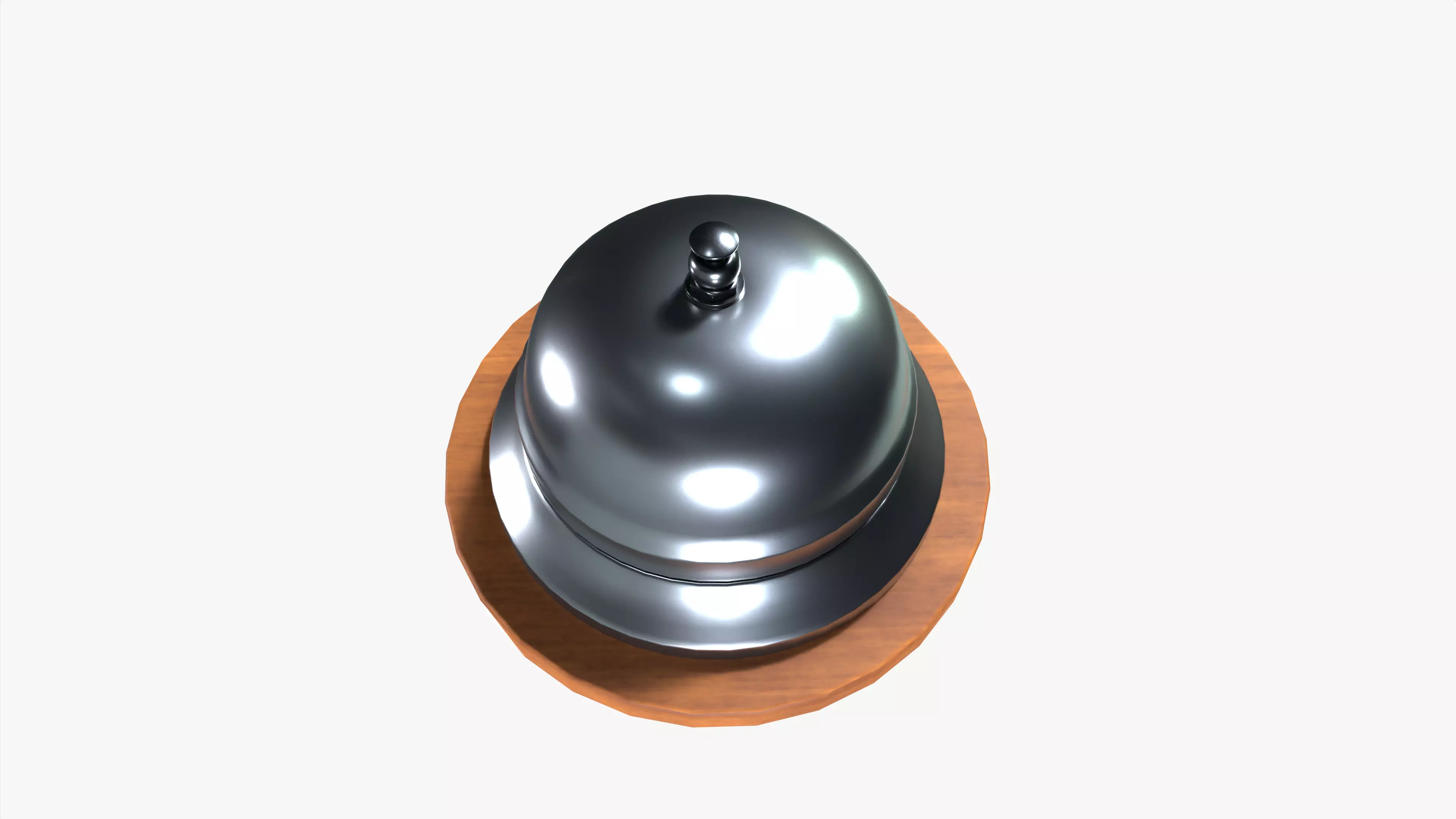 Table calling bell 3D model_6
