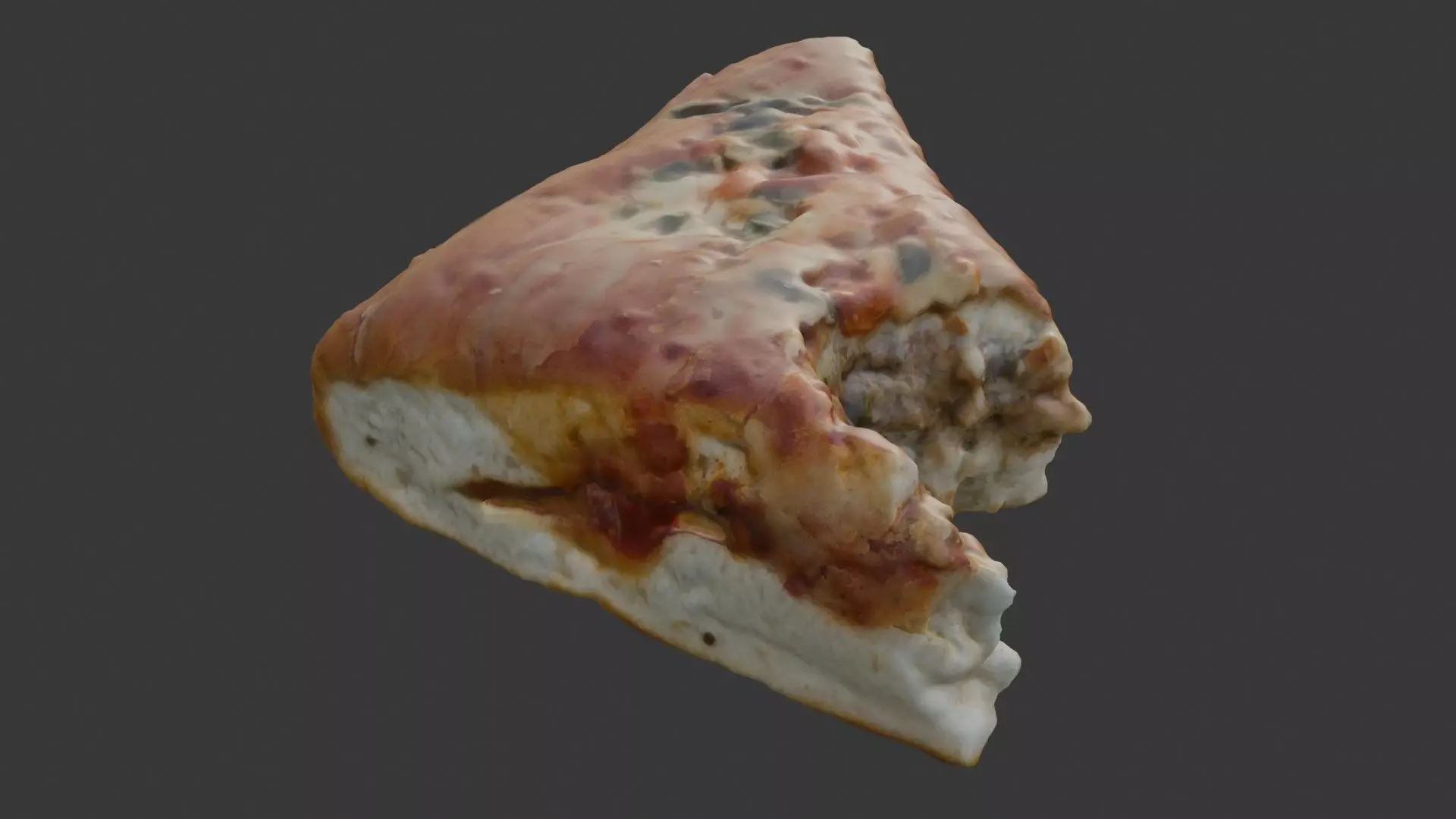 Savory Pastry Slice Scan Low-poly 3D model_5