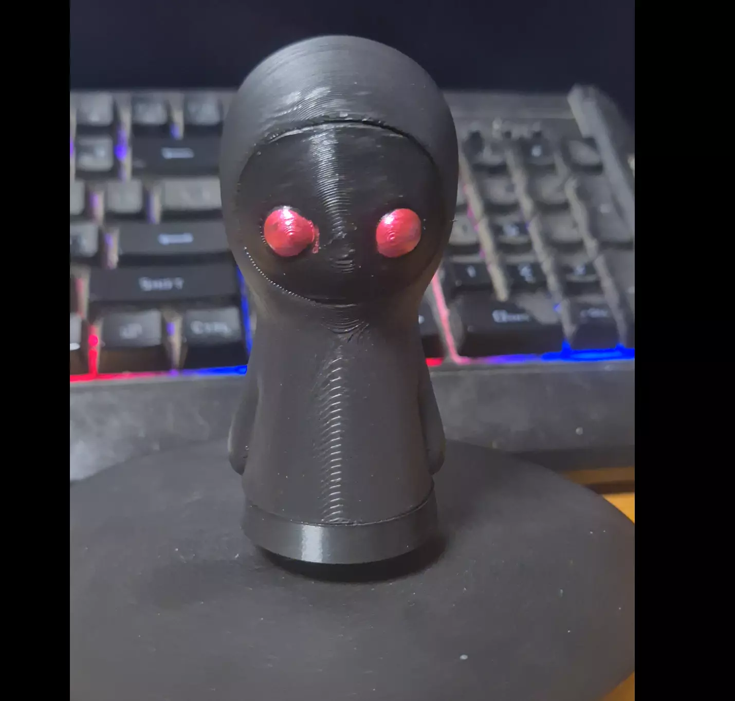 Cute Hooded Figurine Cut Parts for Easy 3D Printing 3D print model_2