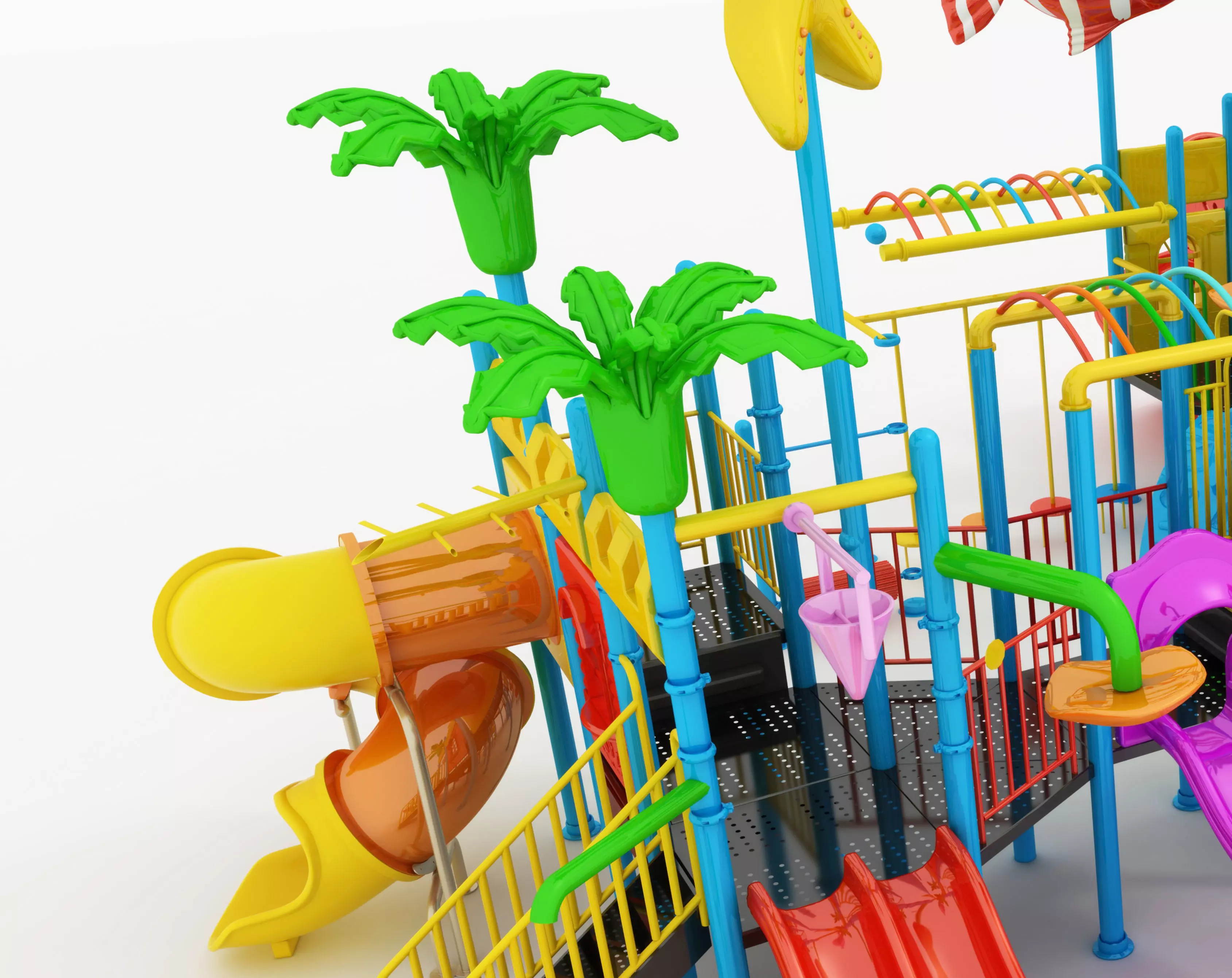 Water Slides 3D model_1