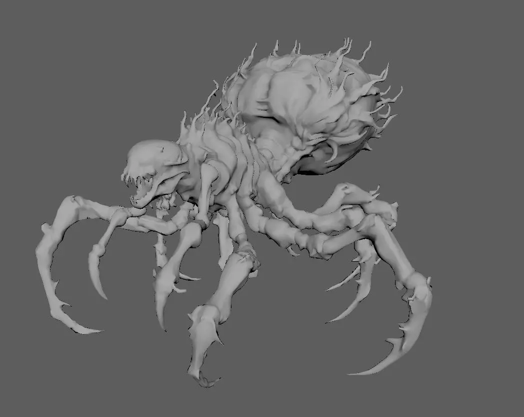 Creature 3D model_4