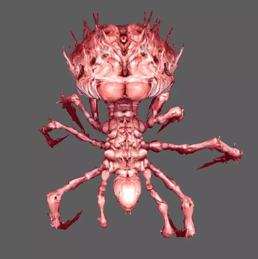 Creature 3D model_2