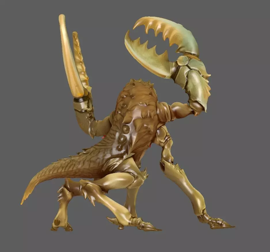 Creature 3D model_1
