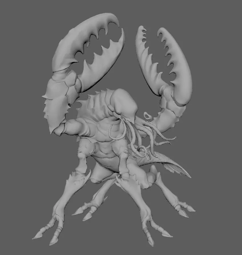 Creature 3D model_2