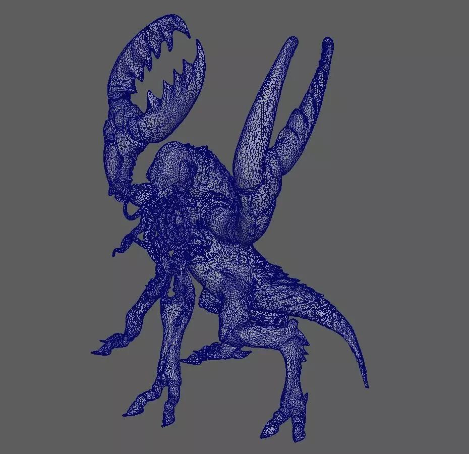 Creature 3D model_3