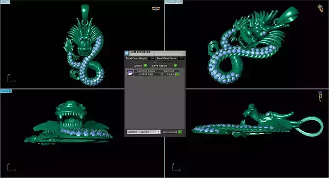 Small Dragon King 3D print model