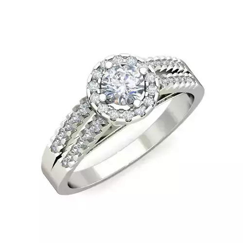 Women Ring  Render 3dm STL OBJ FBX Details