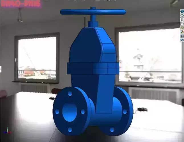 GATE VALVE DN40 PN16 RF