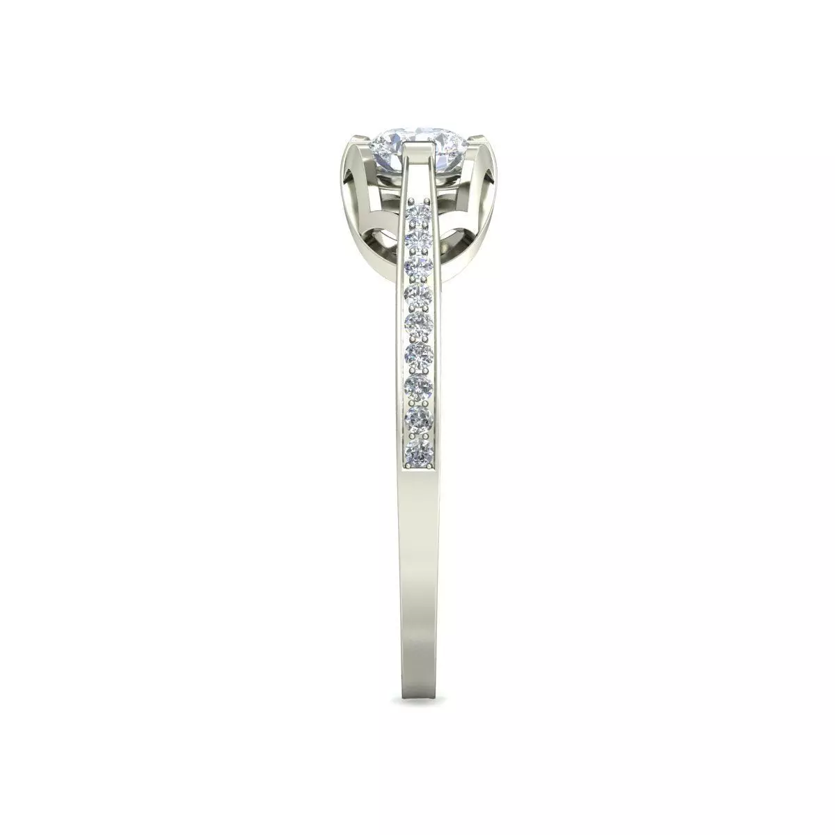 Women Ring  Render 3dm STL OBJ FBX Details 3D print model_2