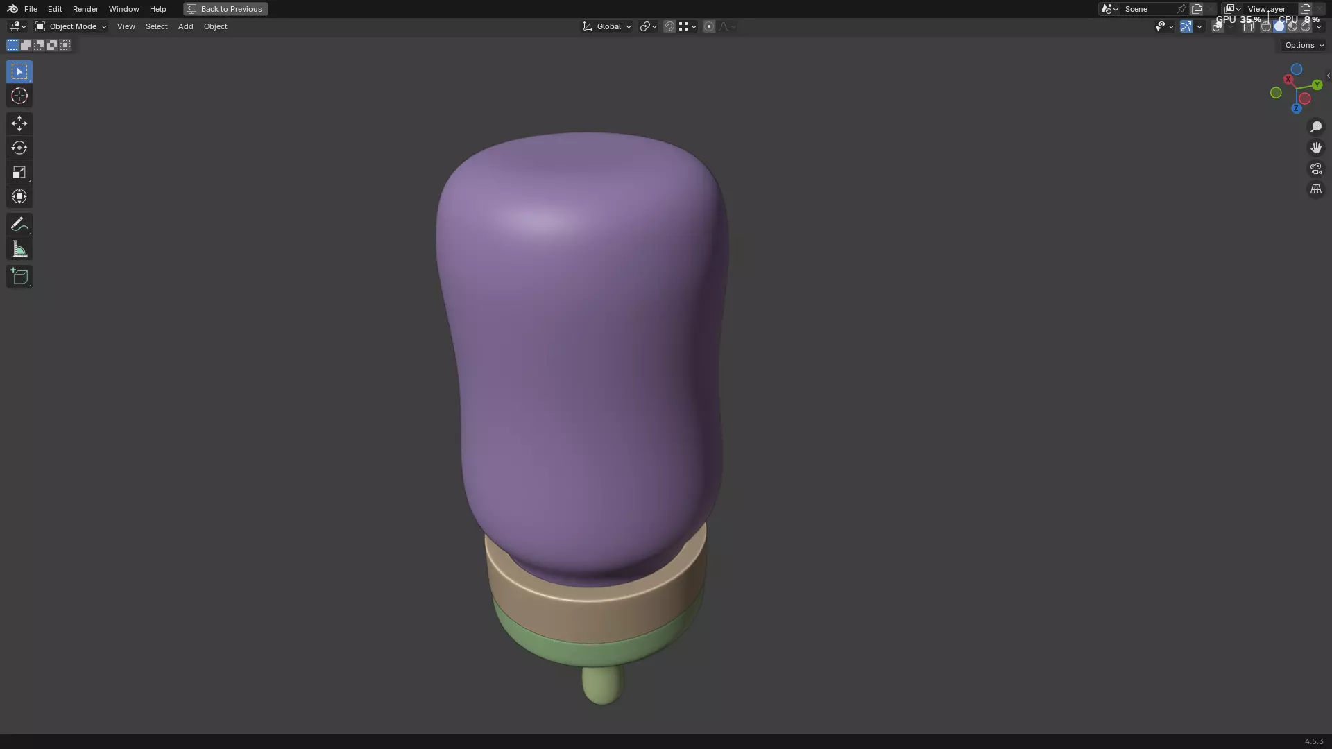 Baby Bottle With Milk 3D model_11