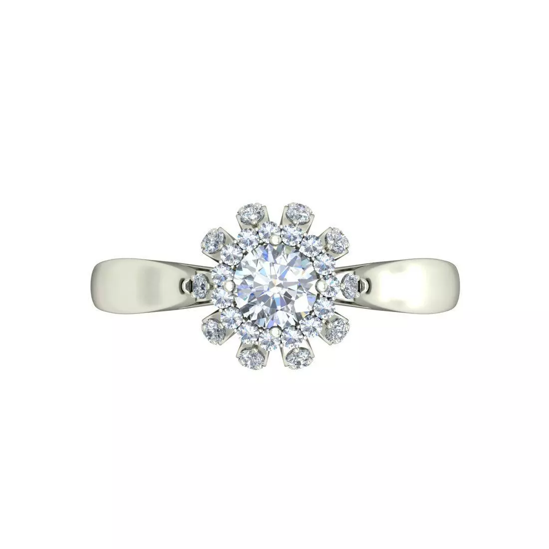 Women Ring  Render 3dm STL OBJ FBX Details 3D print model_3