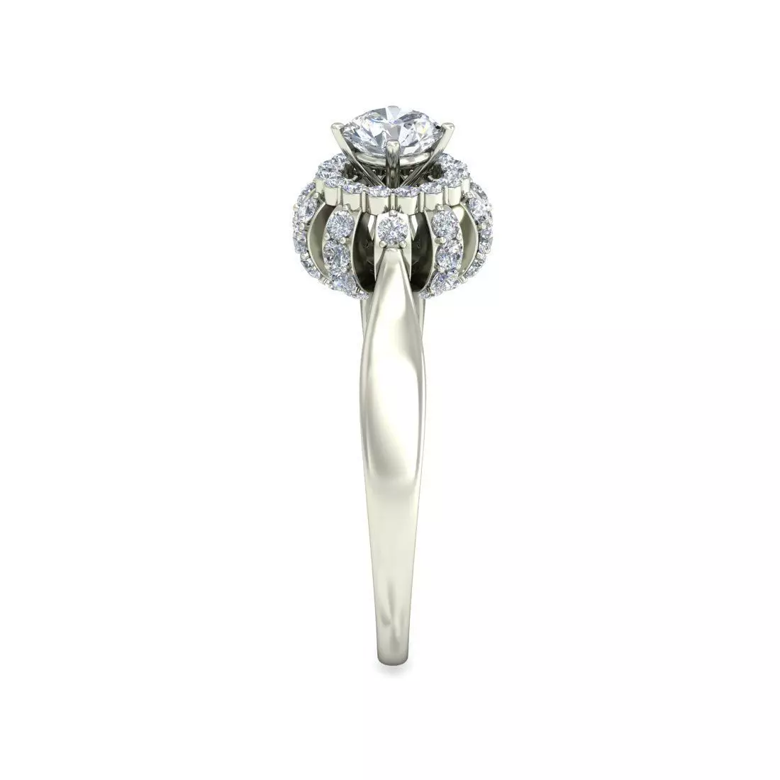 Women Ring  Render 3dm STL OBJ FBX Details 3D print model_2