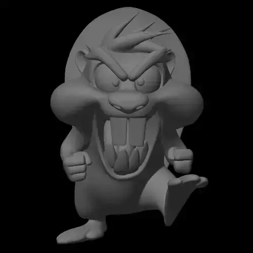 cartoon squirrel model