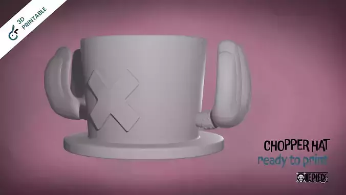 Chopper Hat - One Piece 3D printable