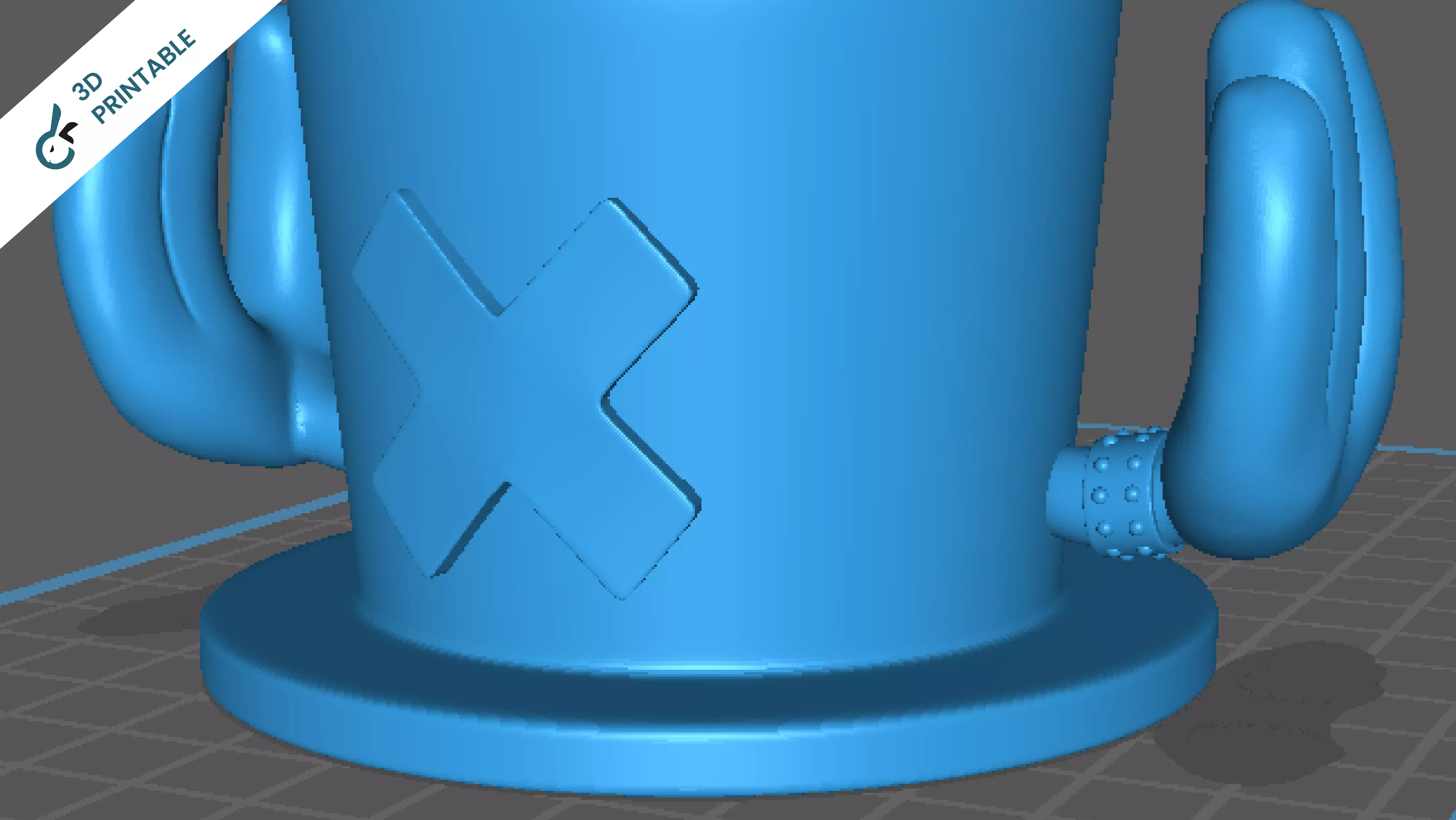 Chopper Hat - One Piece 3D printable 3D print model_3