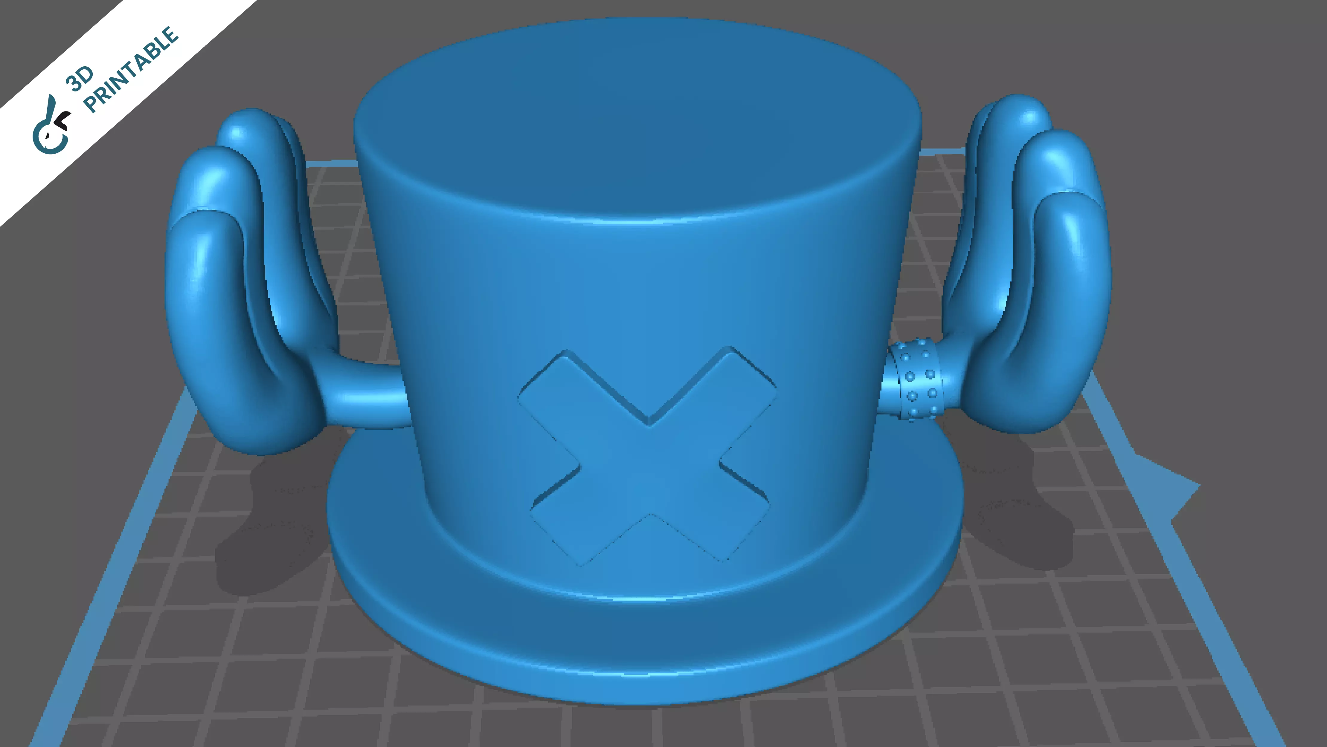 Chopper Hat - One Piece 3D printable 3D print model_2