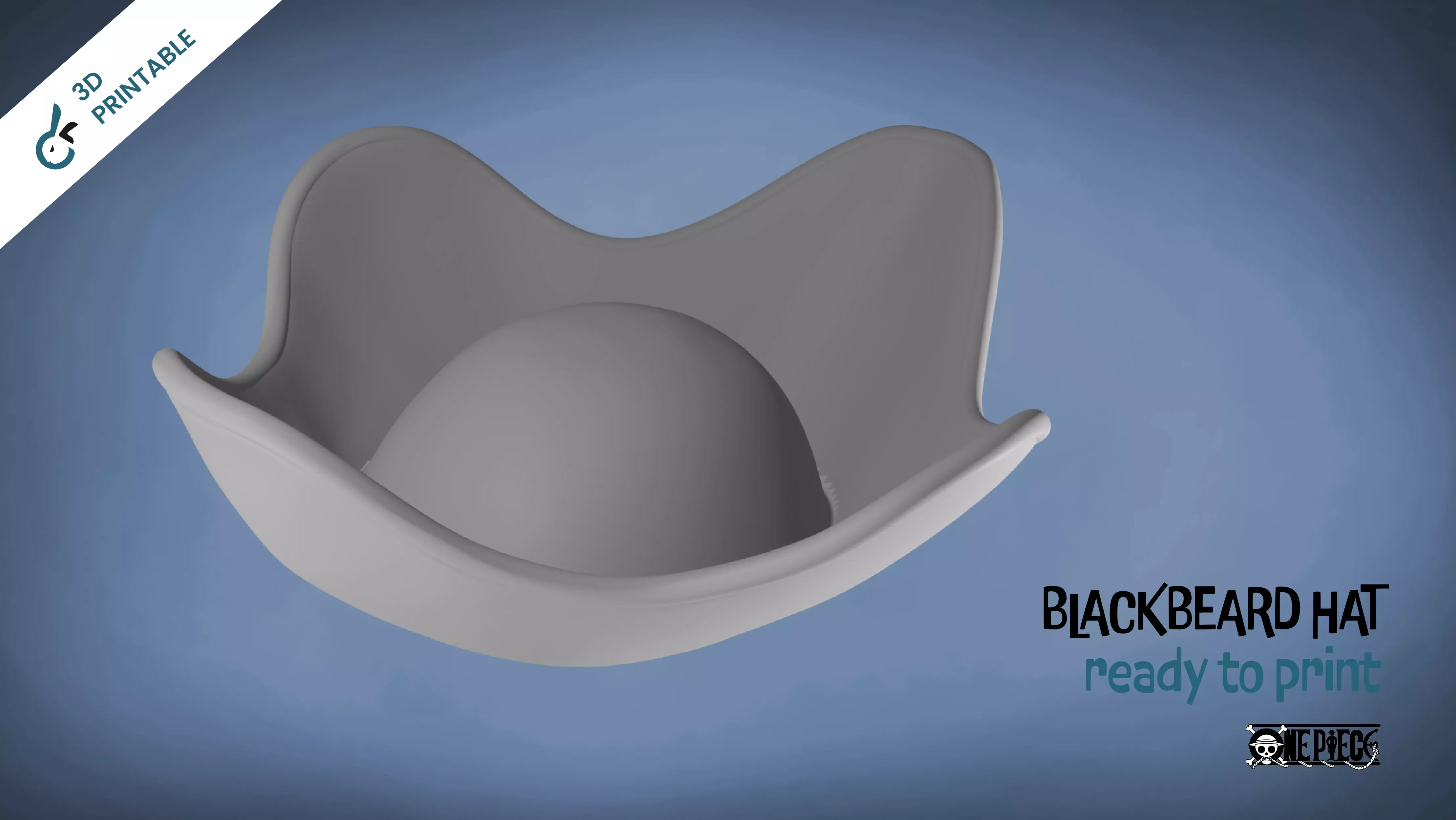 Blackbeard - One Piece 3D printable 3D print model_0