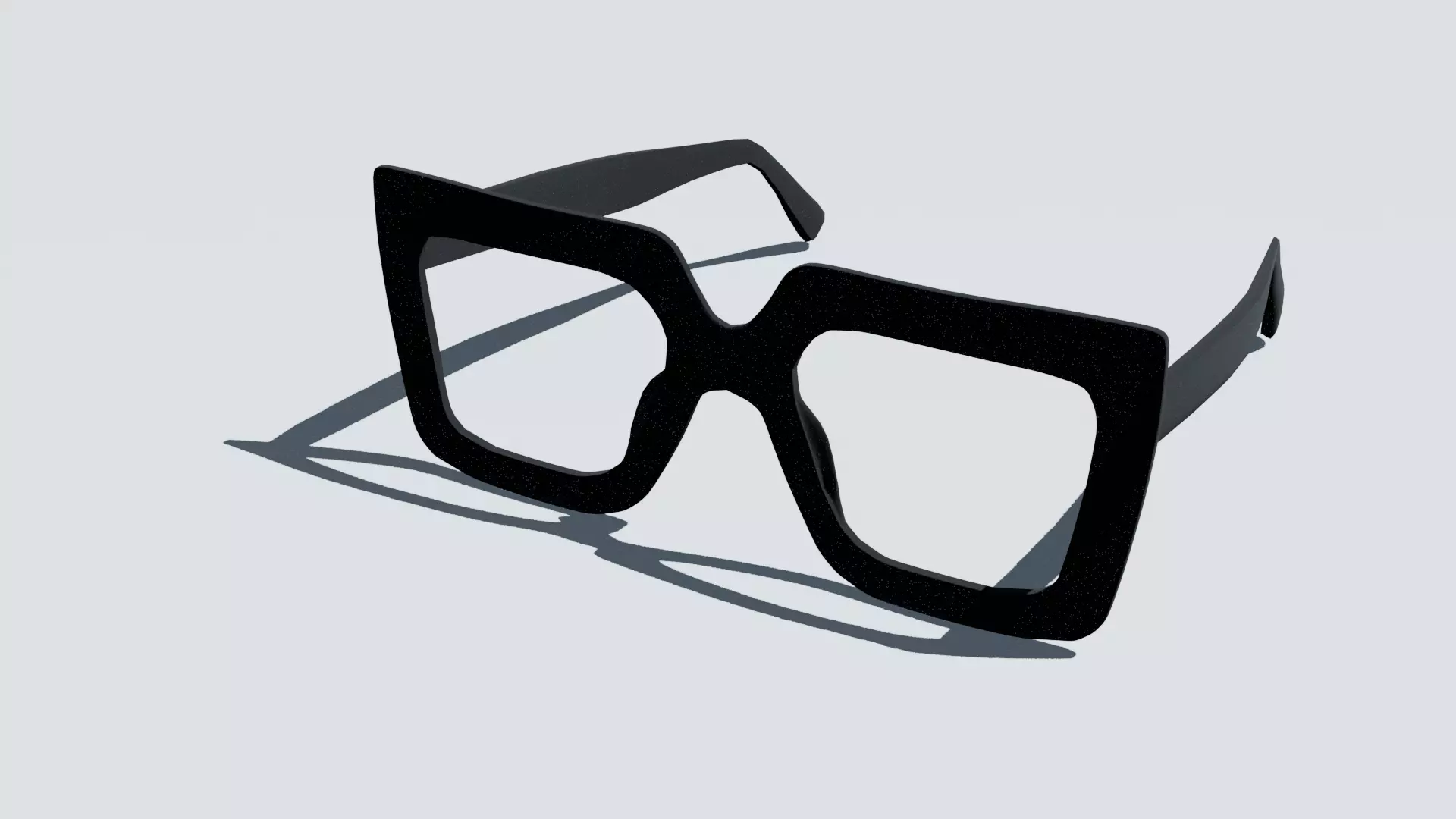 Black Glasses Free 3D model