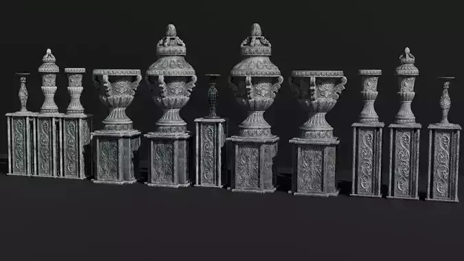 Medieval Stone Vases