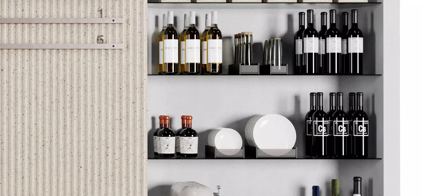 Coffee Shop reception Restaurant Bar Counter 17 3D model_9