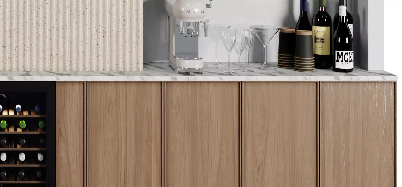 Coffee Shop reception Restaurant Bar Counter 17 3D model_10