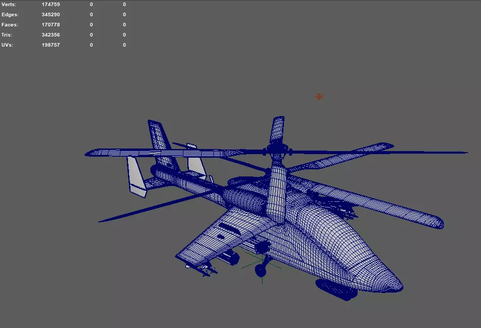 Army Helicopter High-Quality 3D Model PBR Textures Low-poly 3D model_4