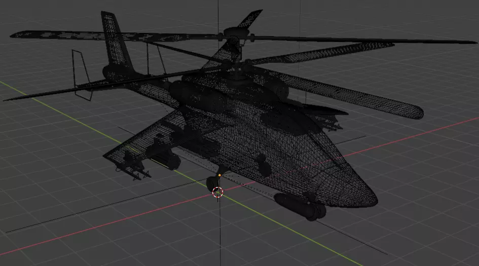 Army Helicopter High-Quality 3D Model PBR Textures Low-poly 3D model_5