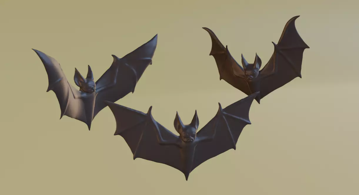 Bat Decoration Free 3D print model