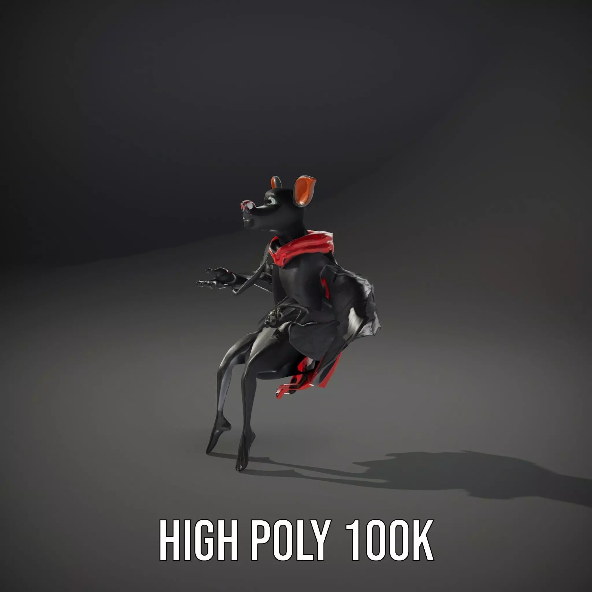 Vampire Bat Hero model pack Low-poly 3D model_9