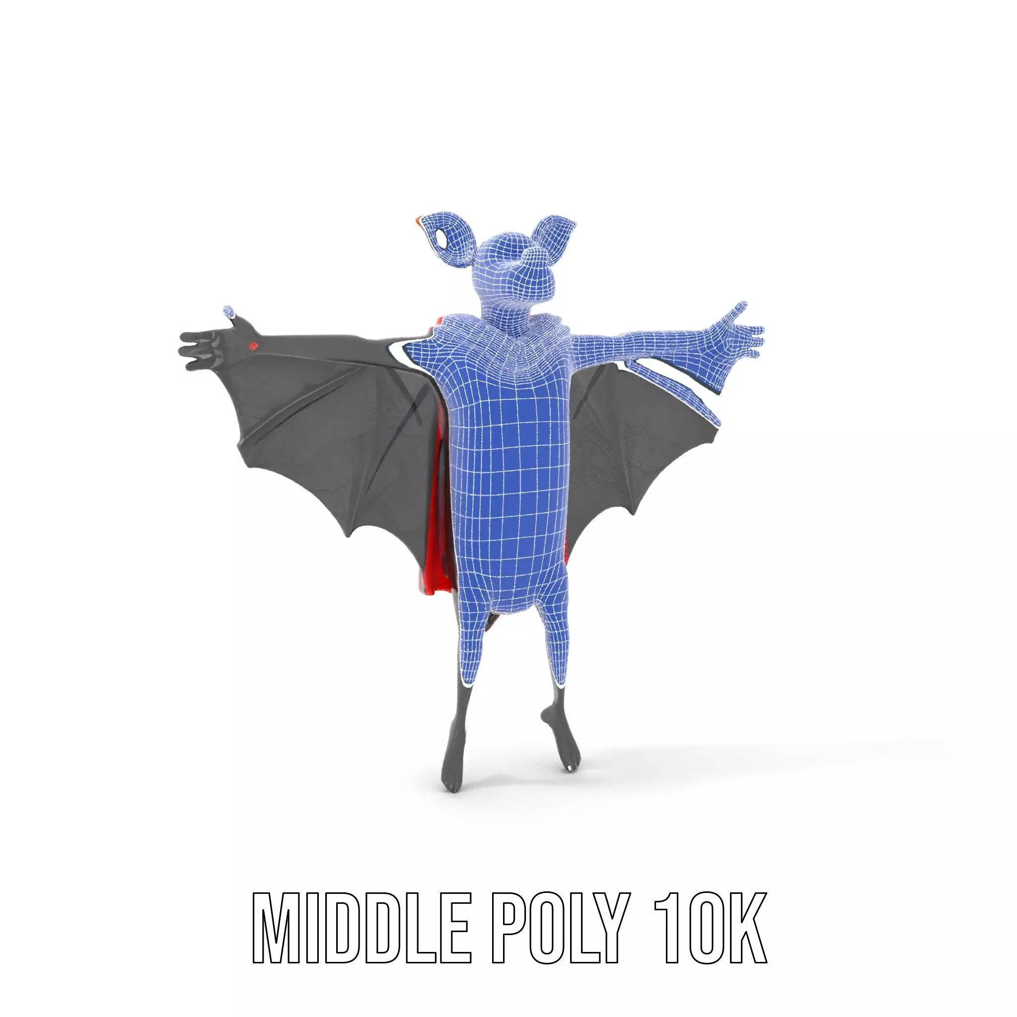 Vampire Bat Hero model pack Low-poly 3D model_22