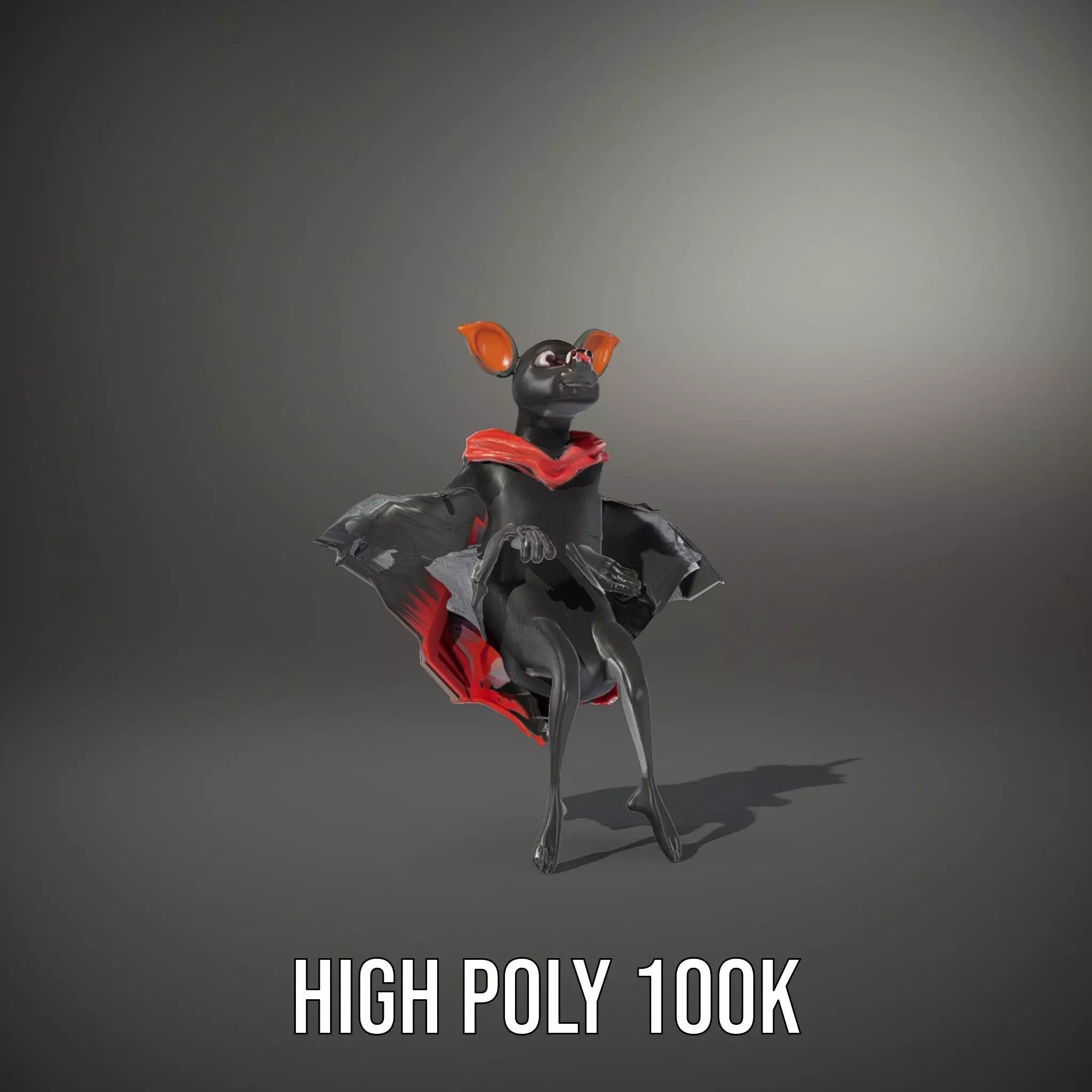 Vampire Bat Hero model pack Low-poly 3D model_11