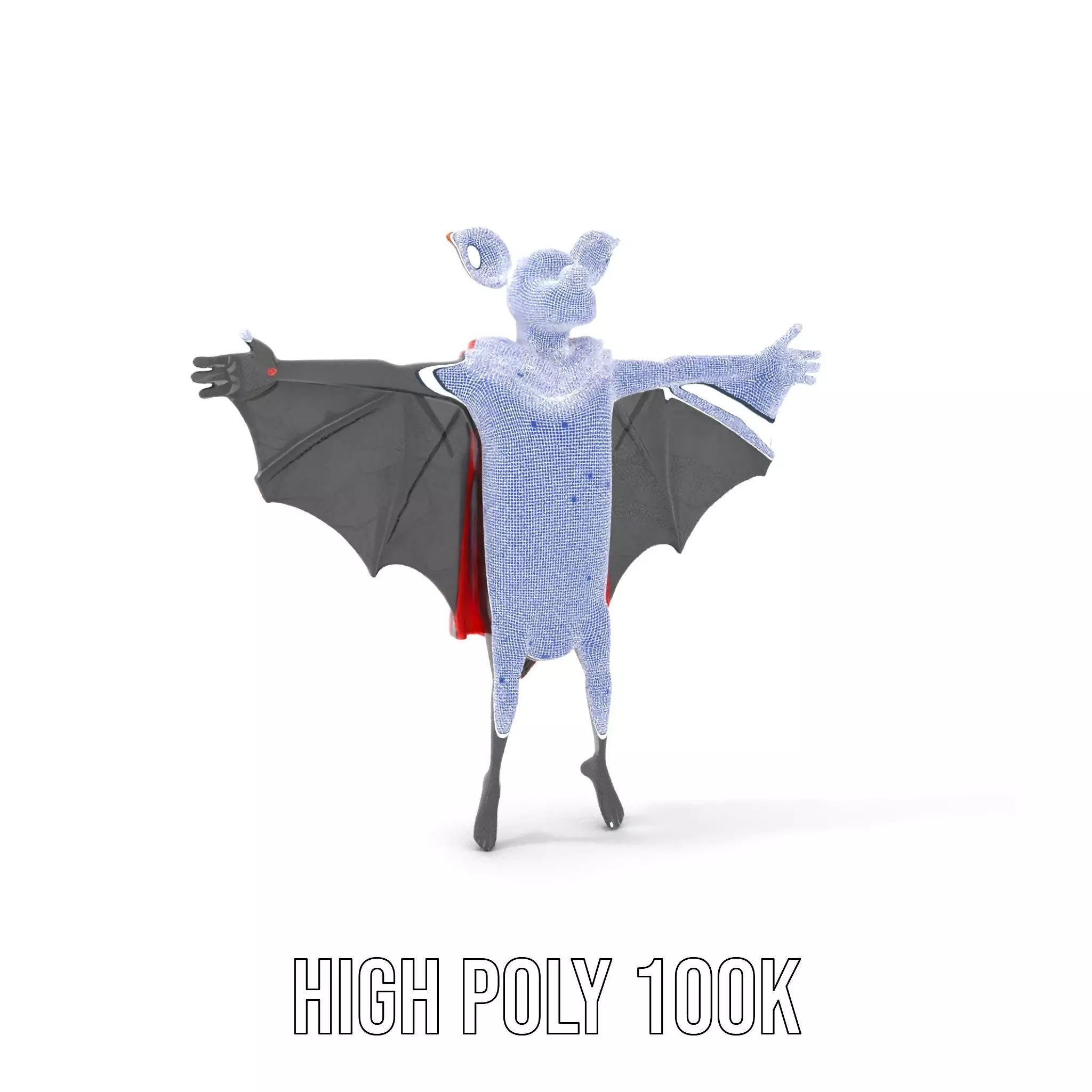 Vampire Bat Hero model pack Low-poly 3D model_5