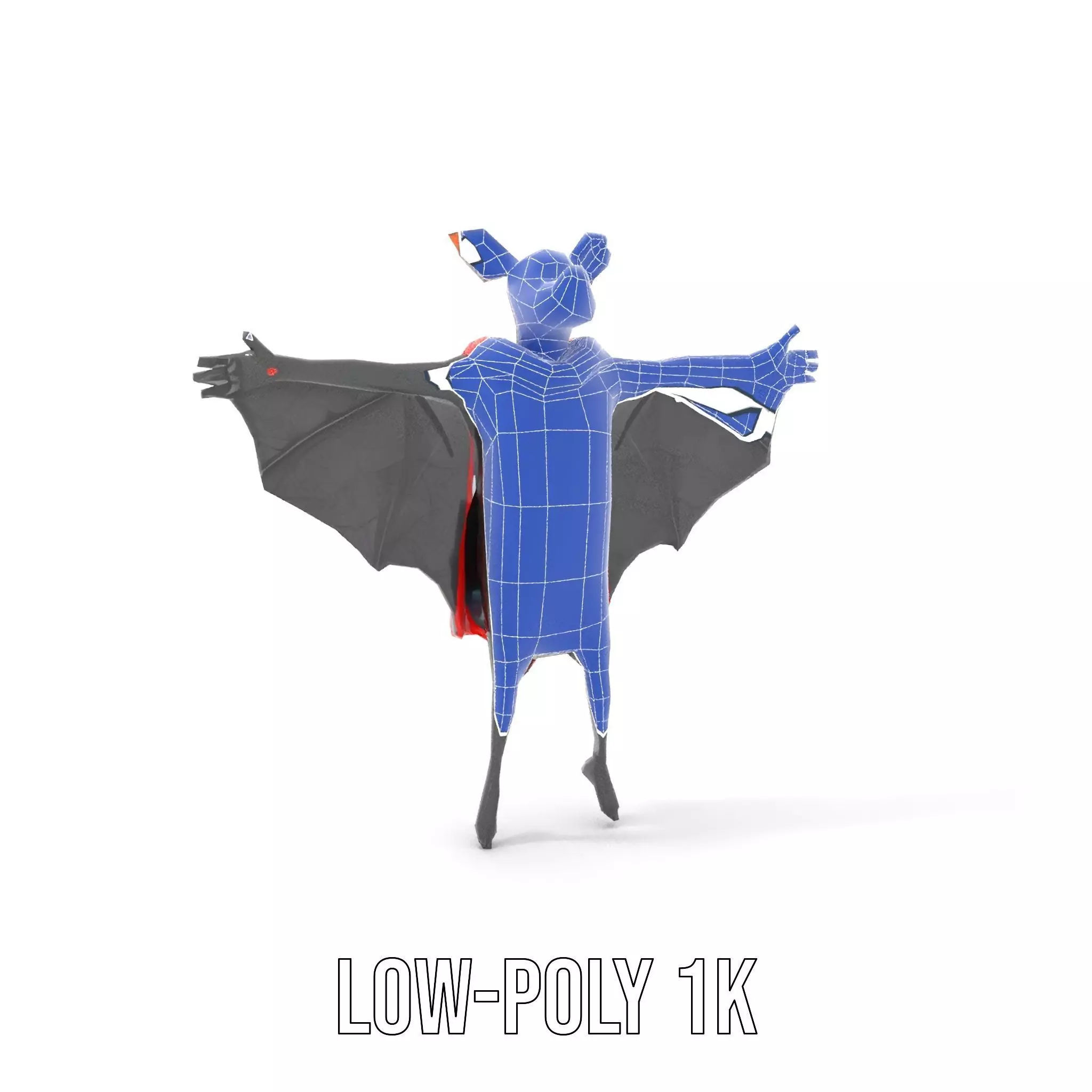 Vampire Bat Hero model pack Low-poly 3D model_28