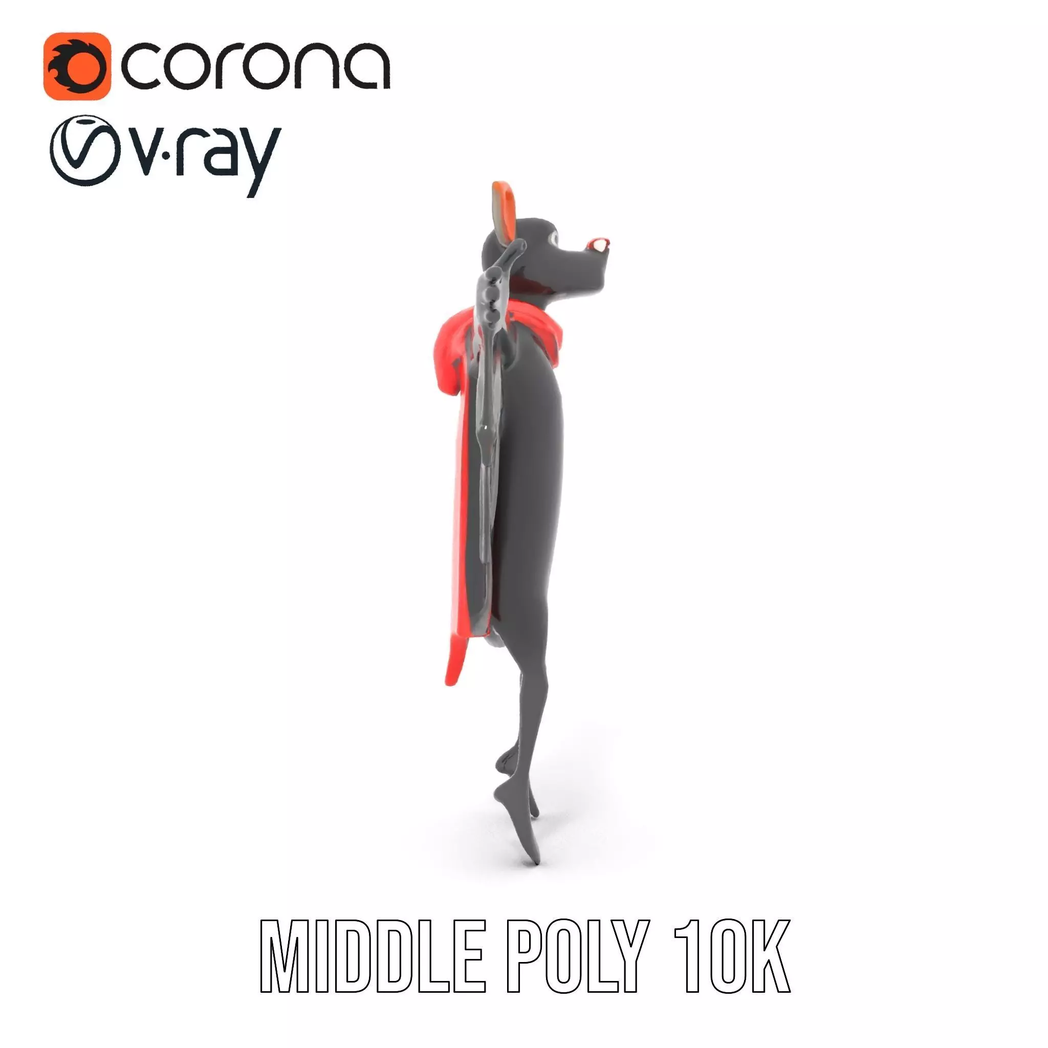 Vampire Bat Hero model pack Low-poly 3D model_19