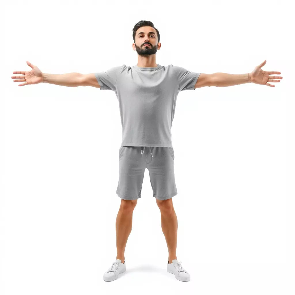 Casual Athletic Man model pack Low-poly 3D model_3