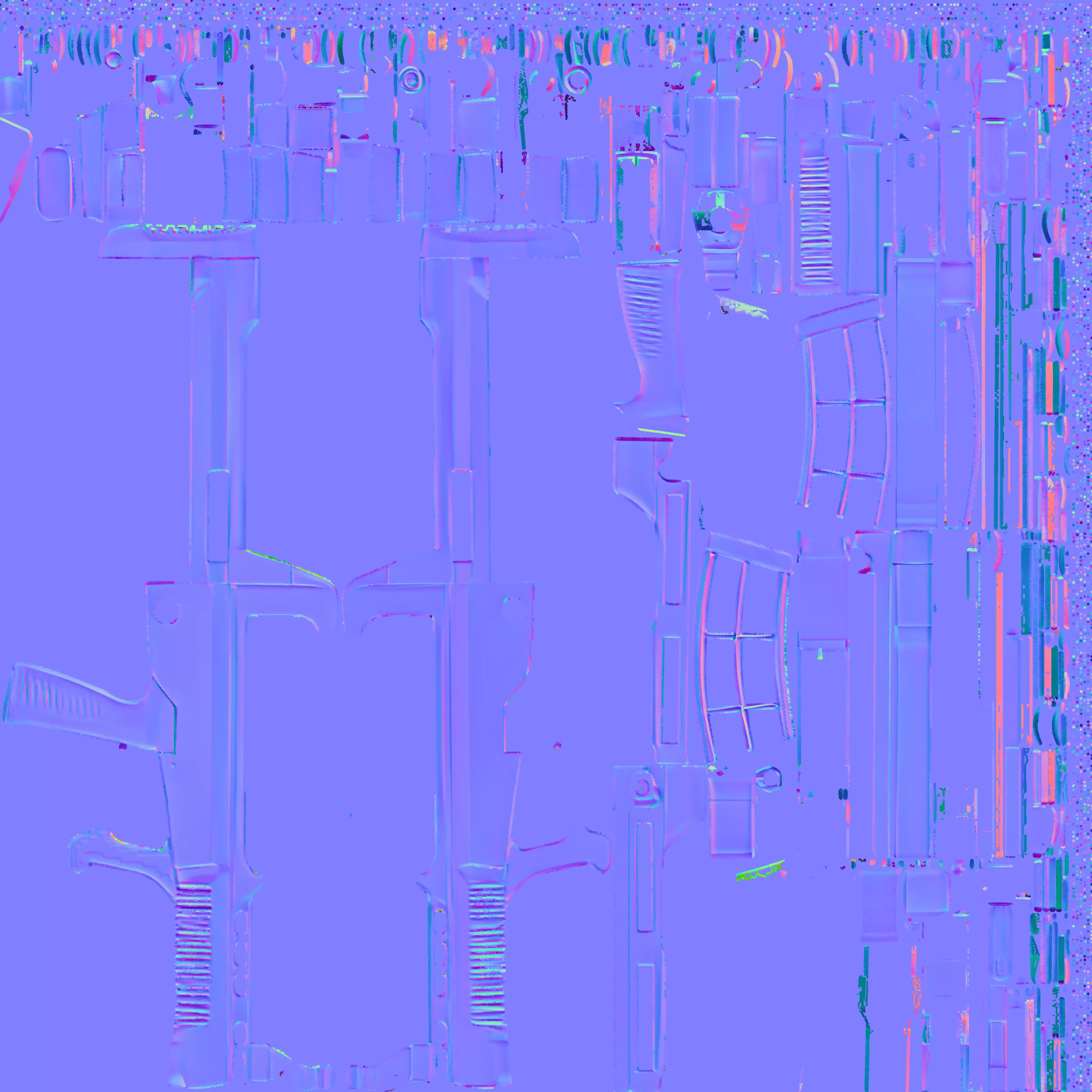 Assault Rifle QBZ-95 3D model_8