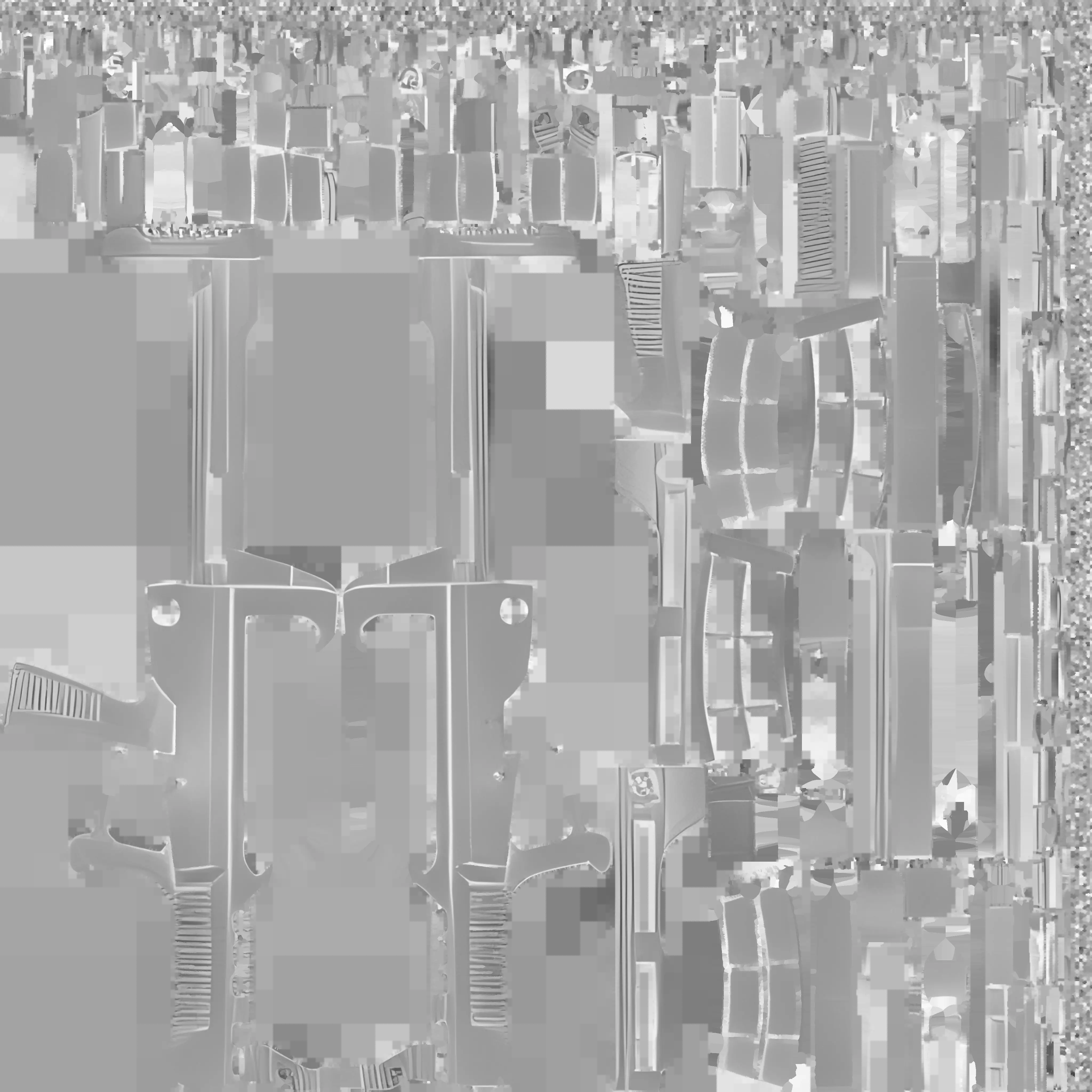 Assault Rifle QBZ-95 3D model_10