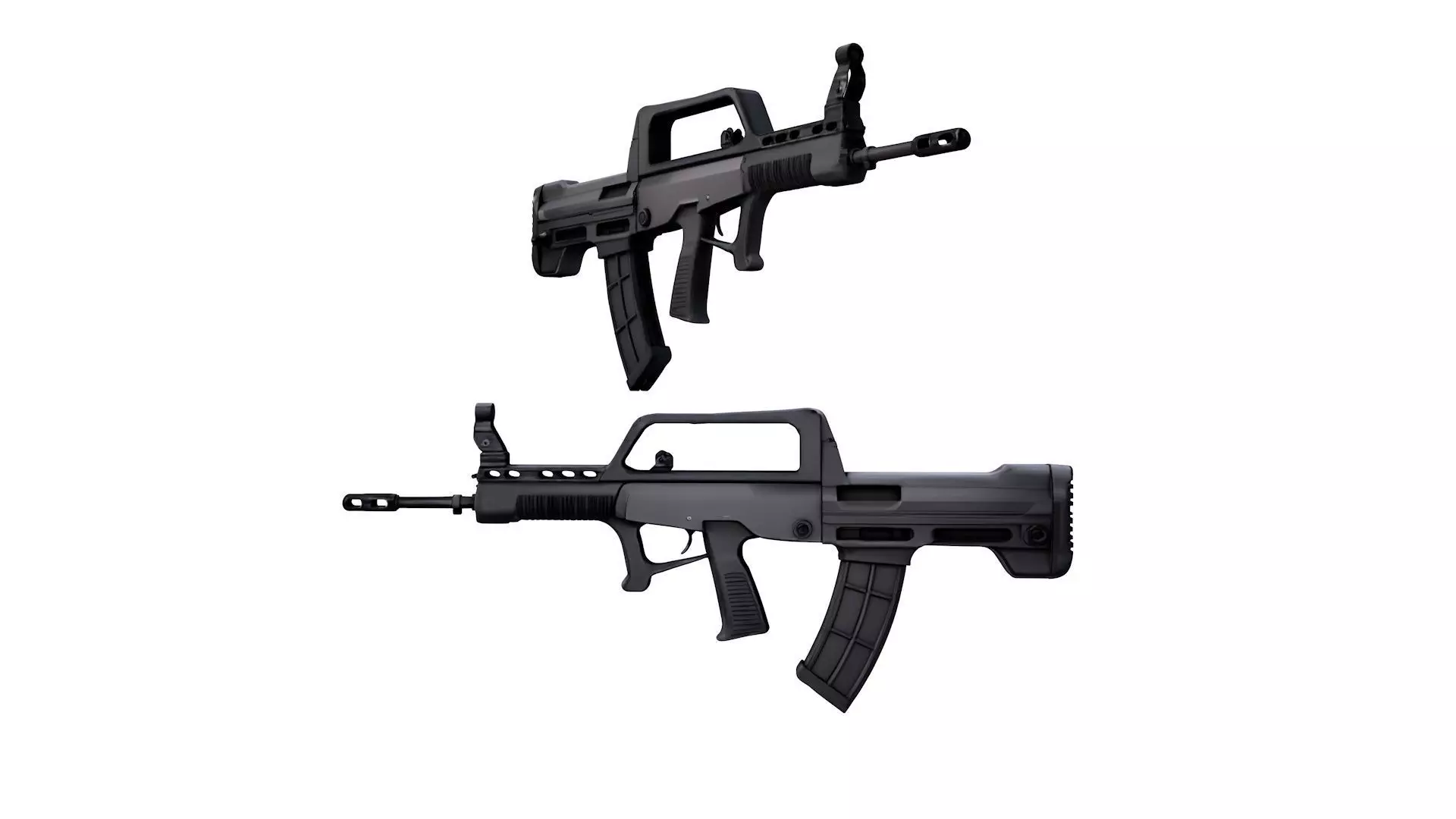 Assault Rifle QBZ-95 3D model_0