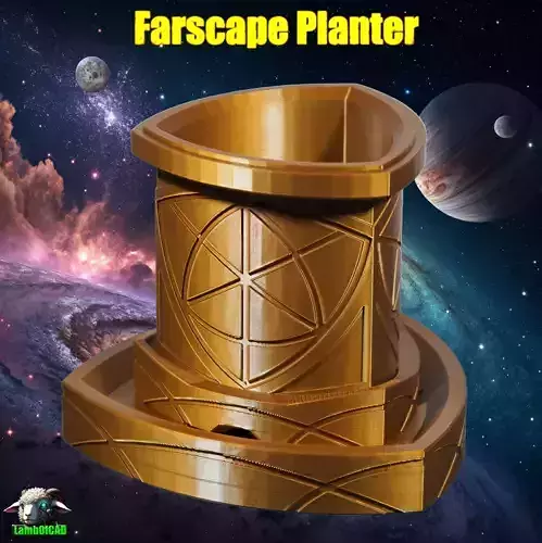 Farscape Planter 3d Print Model