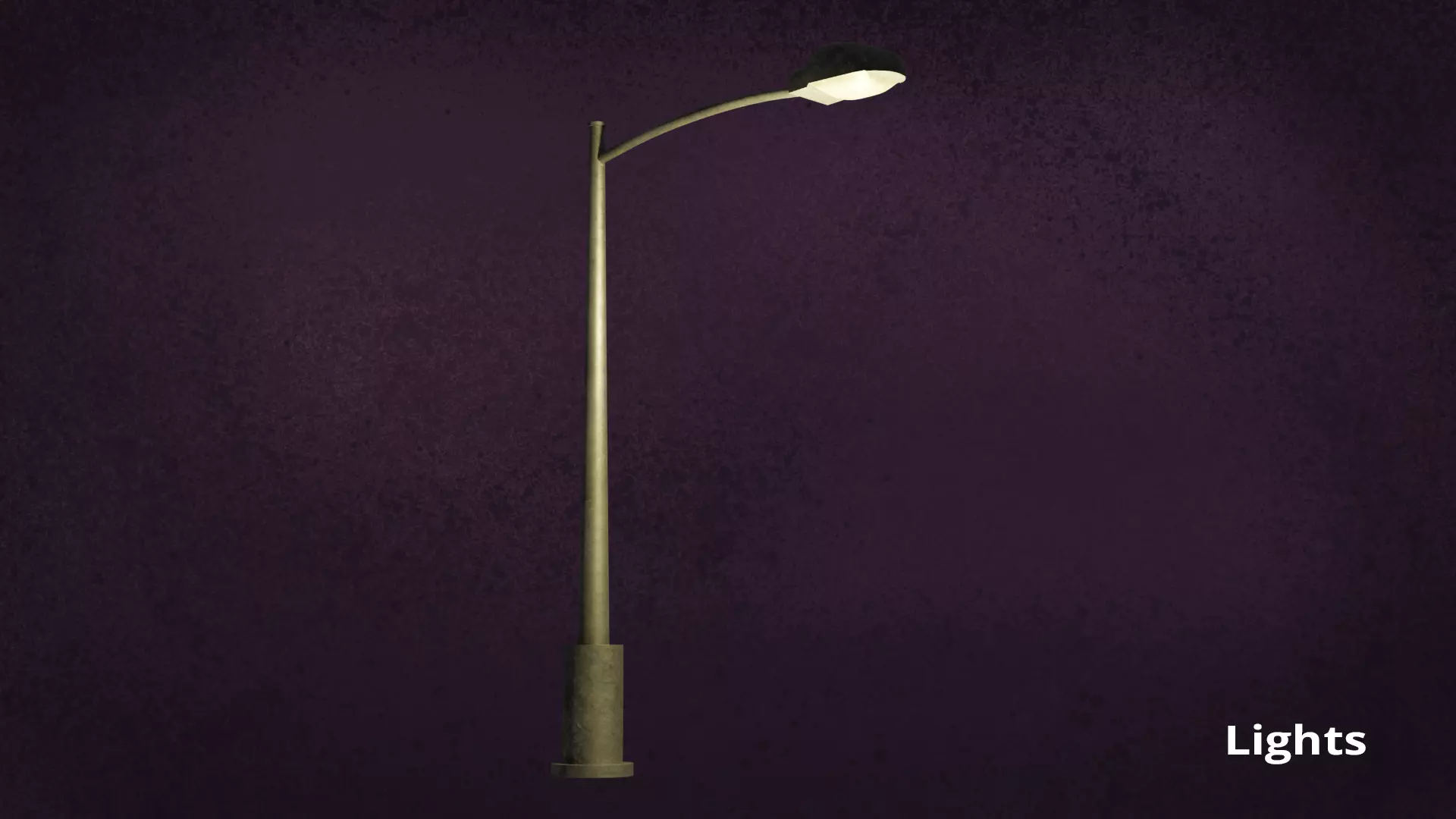 Lamp Street LightPost Series ModernUrbanLux LT1 N3 3D model_3