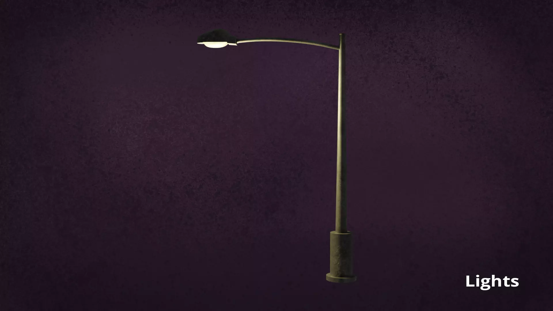 Lamp Street LightPost Series ModernUrbanLux LT1 N3 3D model_14