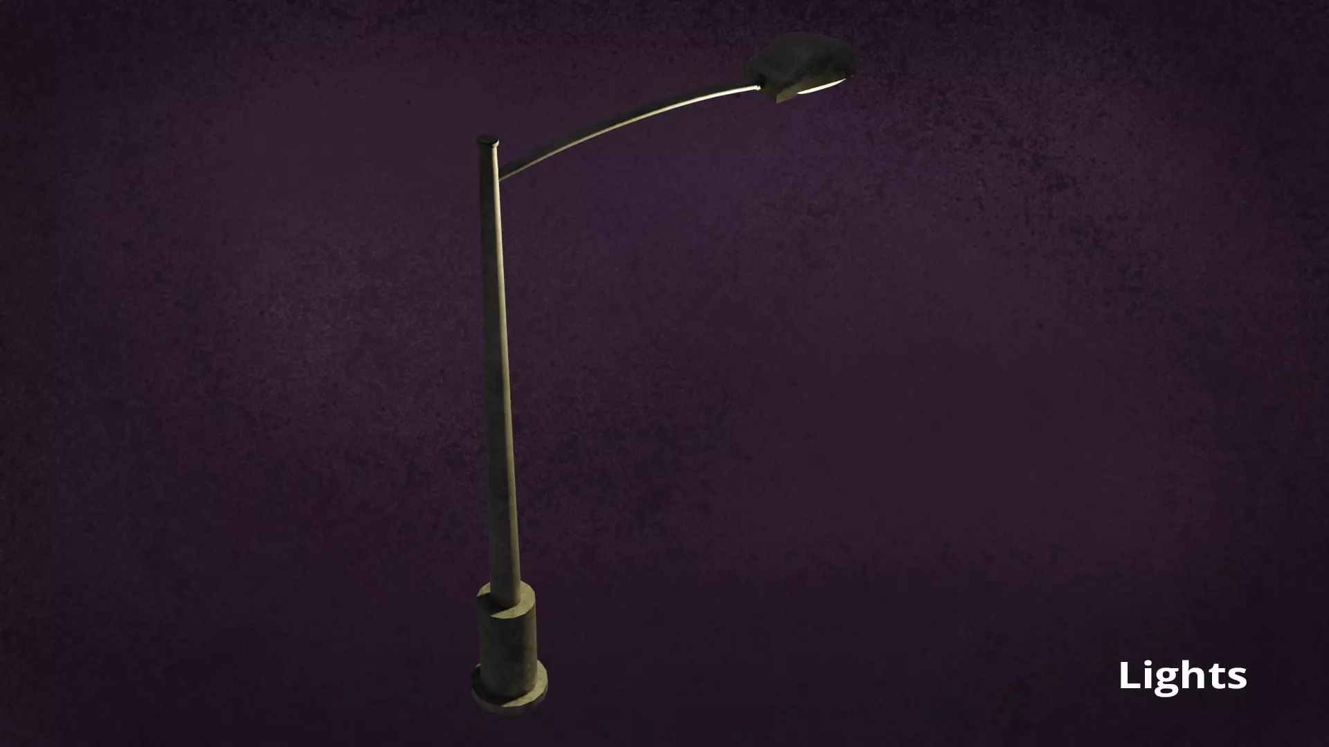 Lamp Street LightPost Series ModernUrbanLux LT1 N3 3D model_2