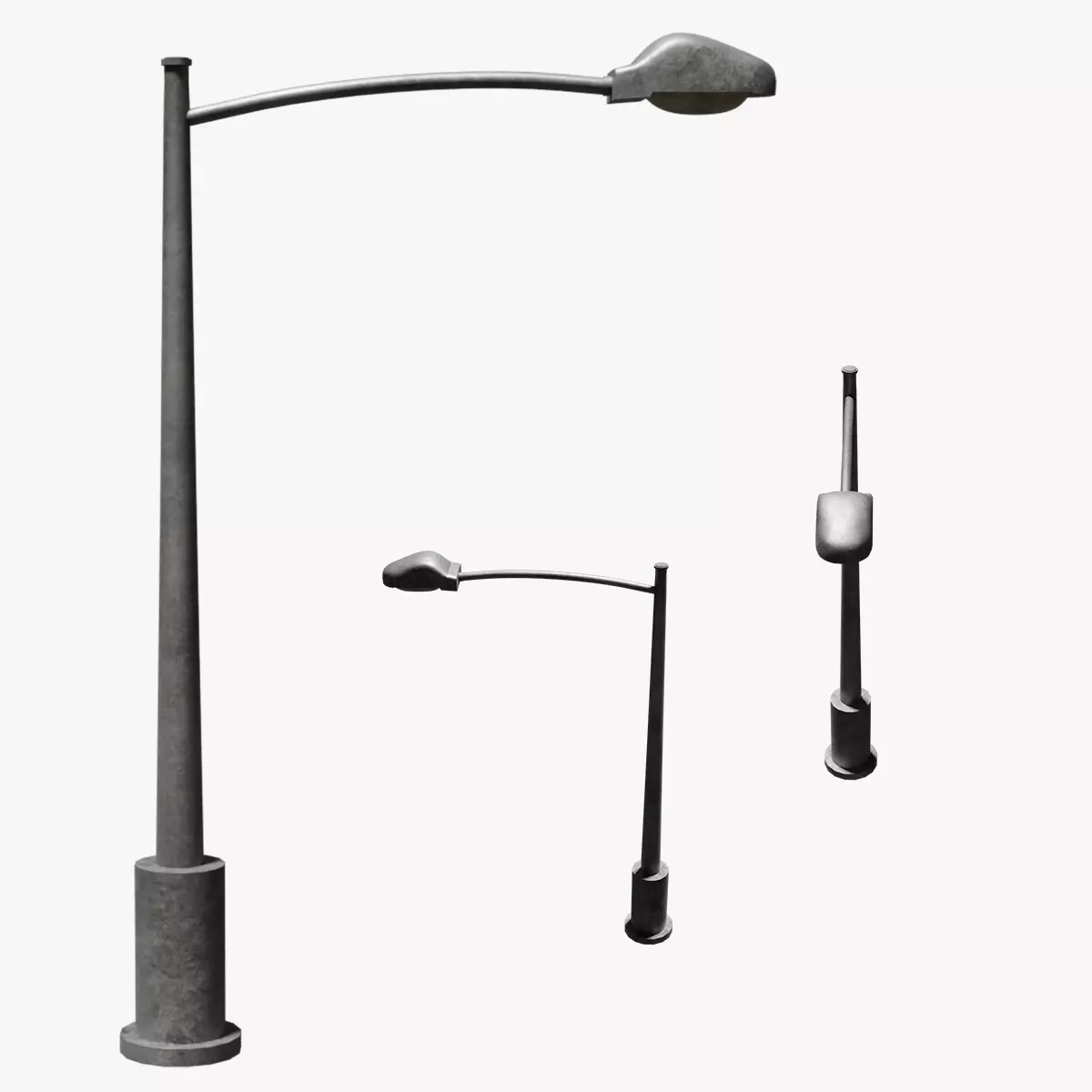 Lamp Street LightPost Series ModernUrbanLux LT1 N3 3D model_0