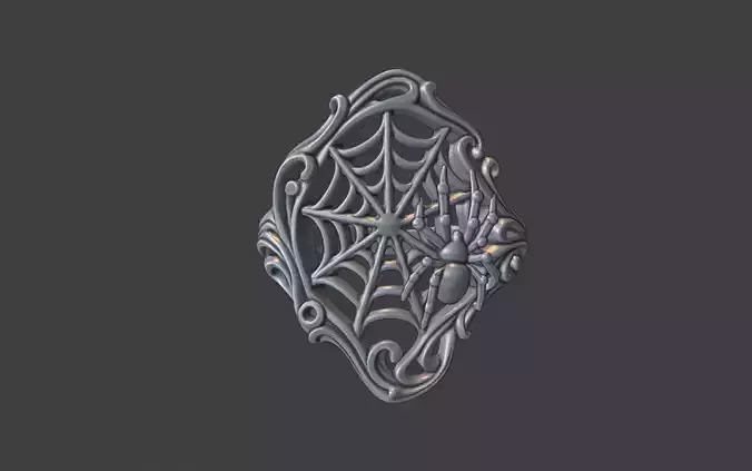 spiderweb ring