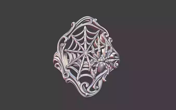 spiderweb ring